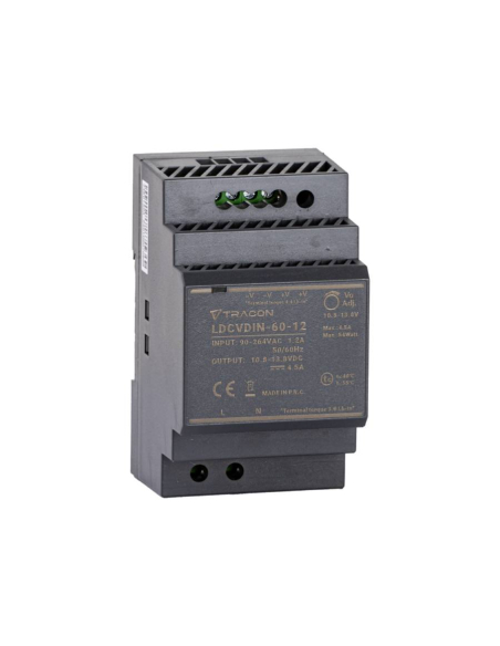 Fonte di alimentazione guida DIN 24 Vcc 2,5 A 60 W LDCVDIN-60-24 ADAJUSA | prezzo