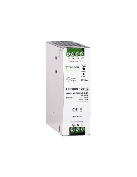 DIN rail Power supply 12 Vdc 10A 120W LDCVDIN-120-12 ADAJUSA | price
