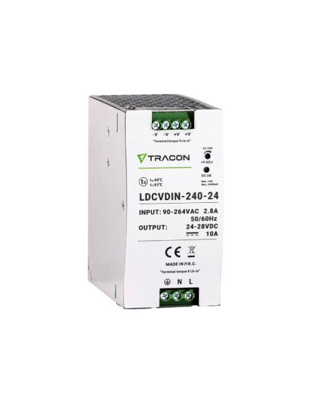 DIN rail Power supply 24 Vdc 10A 240W LDCVDIN-240-24 ADAJUSA | price