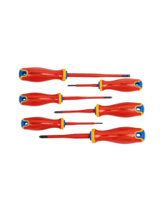 Set of 6 VDE 1000V insulated screwdrivers CSET1000 | ADAJUSA | price