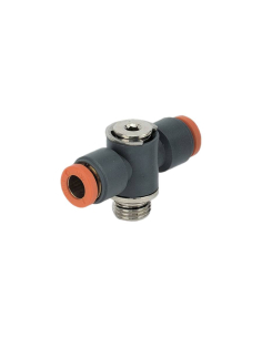 Double swivel fitting 1/4 tube diameter 8mm technopolymer - Metal Work | ADAJUSA