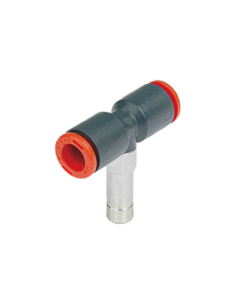 Raccordo a T per tubo da 8mm con spiga centrale in tecnopolimero da 8mm - Metal Work | ADAJUSA