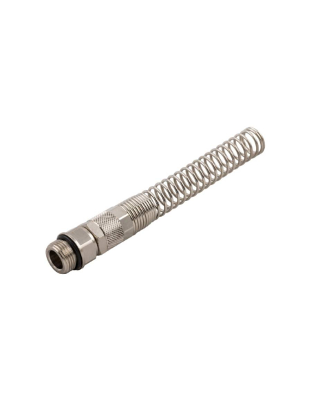 Raccordo diritto orientabile maschio 1/4 con molla 6/4 Serie 1000 - Aignep | ADAJUSA