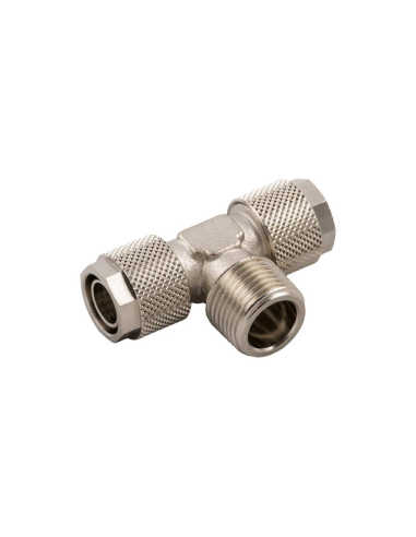 Raccordo a T conico centrale filetto 1/8 tubo 8/6 Serie 1000 - Aignep