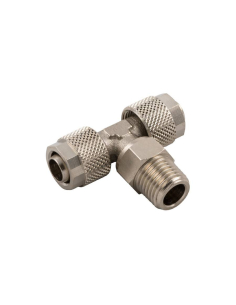 Raccordo a T regolabile filetto centrale conico 1/4 tubo 8/6 Serie 1000 - Aignep | ADAJUSA