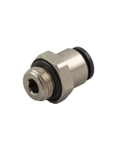 Automatic straight fitting M3 tube 4mm Series 56000 MINI - Aignep | ADAJUSA