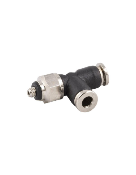 Adjustable T-fitting with M3 side thread for 3mm tube 56000 MINI Series - Aignep | ADAJUSA