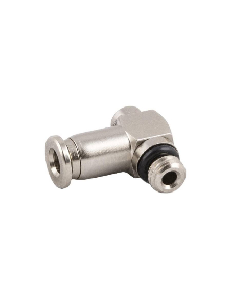 Adjustable male elbow fitting M5 tube 3mm Series 56000 MINI - Aignep | ADAJUSA