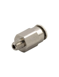 Straight male conical fitting M8X1 tube 4 for lubrication and greasing Series 58000 High pressure - Aignep | ADAJUSA