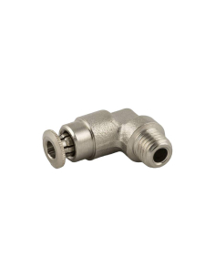 Male L-shaped conical fitting M6X1 tube 4mm for lubrication and greasing Series 58000 High pressure - Aignep | ADAJUSA