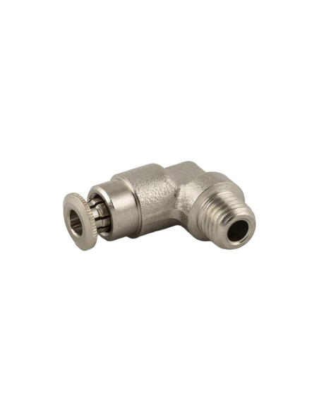1/8" male L conical fitting, 6mm tube, for lubrication and greasing, Series 58000 High pressure - Aignep | ADAJUSA