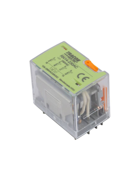 Miniature relay 4 contacts 230Vac 12A RN14-230AC | ADAJUSA | price