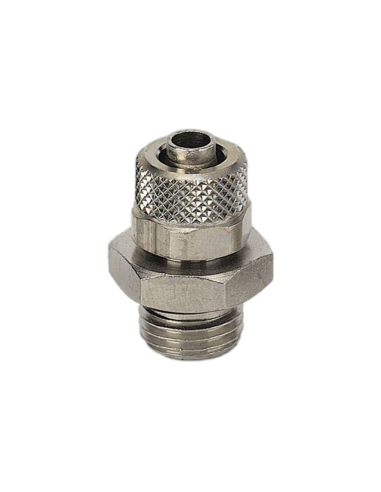 Straight male fitting M5 tube 6/4 Series C - Metal Work