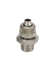Straight male fitting M6 tube 6/4 Series C - Metal Work | ADAJUSA