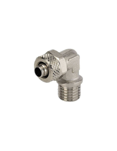 M12X1.5 male elbow fitting for 8/6 pipe C Series - Metal Work