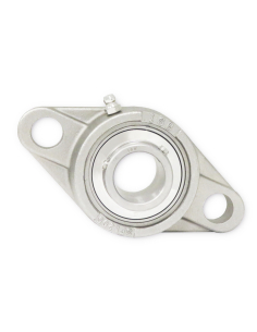 Self-aligning oval support with INOX UFL006 INOX ISB bearing shaft diameter 30mm ADAJUSA