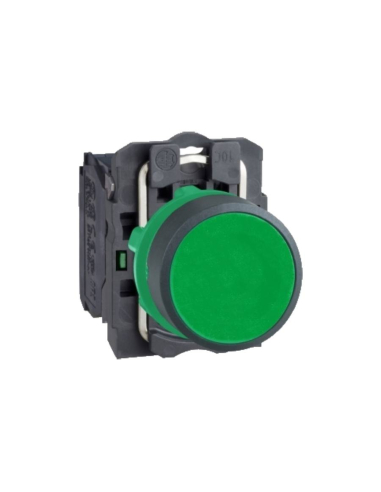 Contatto aperto (NO) del pulsante verde Harmony XB5 - SCHNEIDER