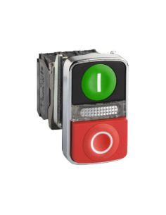 Luce a doppio impulso verde-rosso 24V XB4 SCHNEIDER : ADAJUSA : prezzo