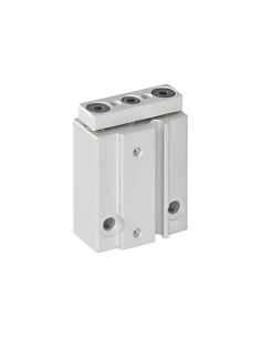 Double guide pneumatic cylinder 10x20mm double acting compatible SMC - Mindman | ADAJUSA | price 2