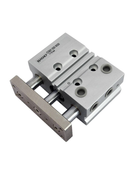 Cilindro pneumatico compatto guidato 25x50mm doppio effetto Serie CG01 - Aignep | ADAJUSA | prezzo
