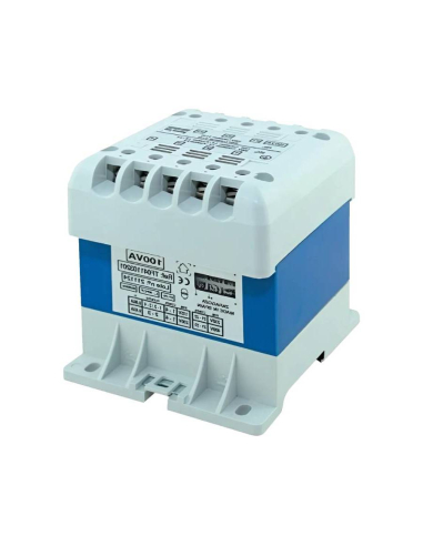 Trasformatore 63VA E:230/400V S:12/24V IP20 Serie TS