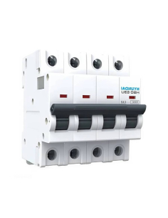 DC 4 pole 32A bipolar magnetothermic switch Hyundai HGD63-D4P032C | ADAJUSA | price
