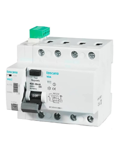 4-pole, 25A, 30mA, A-SI, Toscano self-resetting RCD | ADAJUSA | price