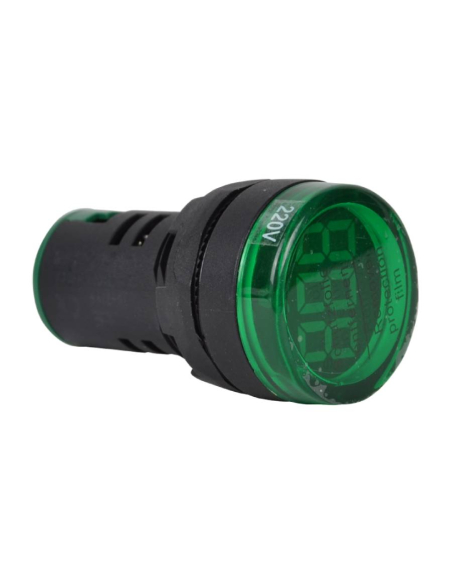 Pannello voltmetro digitale circolare 22mm rosso AD16-22DSV | AGGIUNTA | prezzo