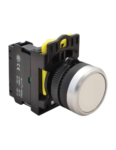 Pulsante elettrico in plastica bianca da 22 mm NYG3-W | ADAJUSA | prezzo