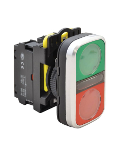 Pulsante di arresto illuminato a doppia velocità in plastica da 22 mm NYG3-DL | ADAJUSA | prezzo