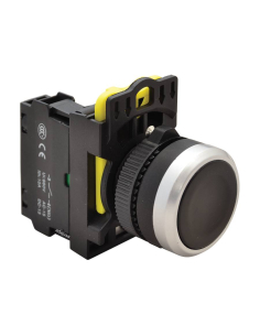 Pulsante elettrico nero con interblocco 22mm in plastica NYK3-BK | ADAJUSA | prezzo
