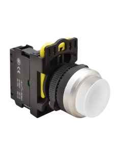 White 22mm protruding plastic push button NYG3-HW | ADAJUSA | Price