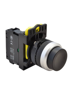 Black electric pushbutton with interlocking NYK3-HBK | ADAJUSA | price