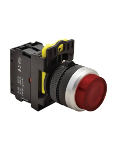 Pulsante elettrico illuminato rosso sporgente 22mm in plastica NYG3-HLR | ADAJUSA | prezzo
