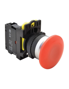 Pulsante a fungo rosso da 40 mm in plastica NYG3-MR | ADAJUSA | prezzo