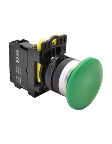 Pulsante a fungo verde da 40 mm in plastica NYG3-MG | ADAJUSA | prezzo