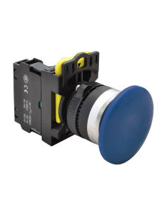 NYG3-MY 40mm Blue Mushroom Plastic Push Button | ADAJUSA | Price