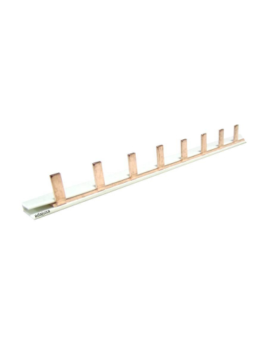Pettine di connessione elettrica 1 polo 63A striscia 215mm