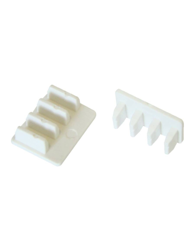 Coperchio per pettini di connessione elettrica 4P (sacchetto 10 pz.)