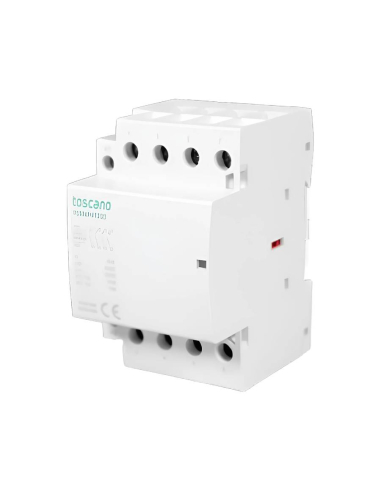 Contattore modulare a quattro poli 40A 230Vac - Toscano