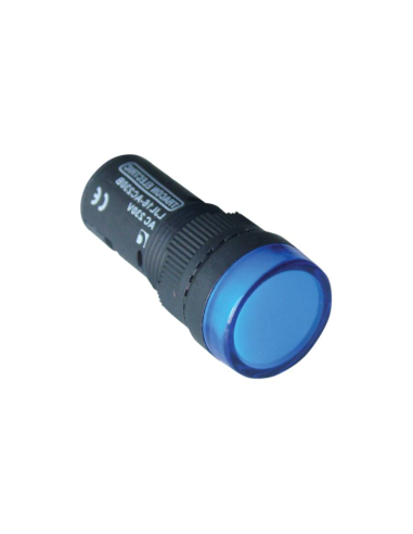 Pilota multiled colore blu 24 Vac/dc 16mm