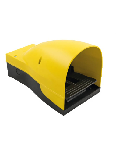 Pedale pneumatico 1/4 5/2 monostabile con coperchio di protezione Aignep