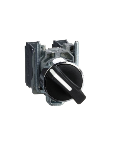 Selettore in metallo a 2 posizioni 1NO + 1NC Harmony XB4 - SCHNEIDER