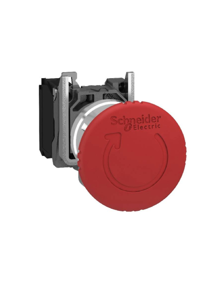 Pulsante di arresto a fungo 1NC diametro 40 metallico XB4 SCHNEIDER | ADAJUSA | prezzo