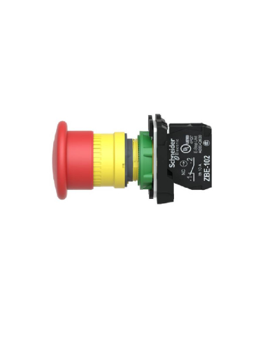 Pulsante di emergenza a fungo rosso Ø40 pulsante XB5 SCHNEIDER | ADAJUSA | prezzo
