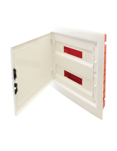 Scatola pannello di distribuzione per installazione ad incasso 36 elementi (18x2) Tracon porta opaca | Adajusa prezzo 2