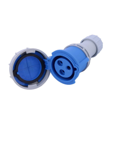 Plug industrial female CEE 32A 2 Pole TICS-2232H| ADAJUSA : price
