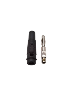 Spina a banana maschio 4mm nero : ADAJUSA : prezzo 2