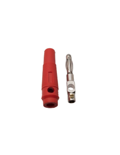 Spina a banana maschio 4mm rosso : ADAJUSA : prezzo 2