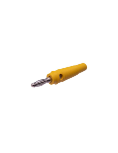 Male banana plug 4mm yellow : ADAJUSA : price